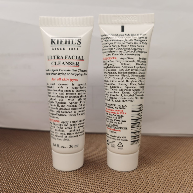 科颜氏(Kiehl’s)高保湿洁面啫喱30ml*3 深层清洁