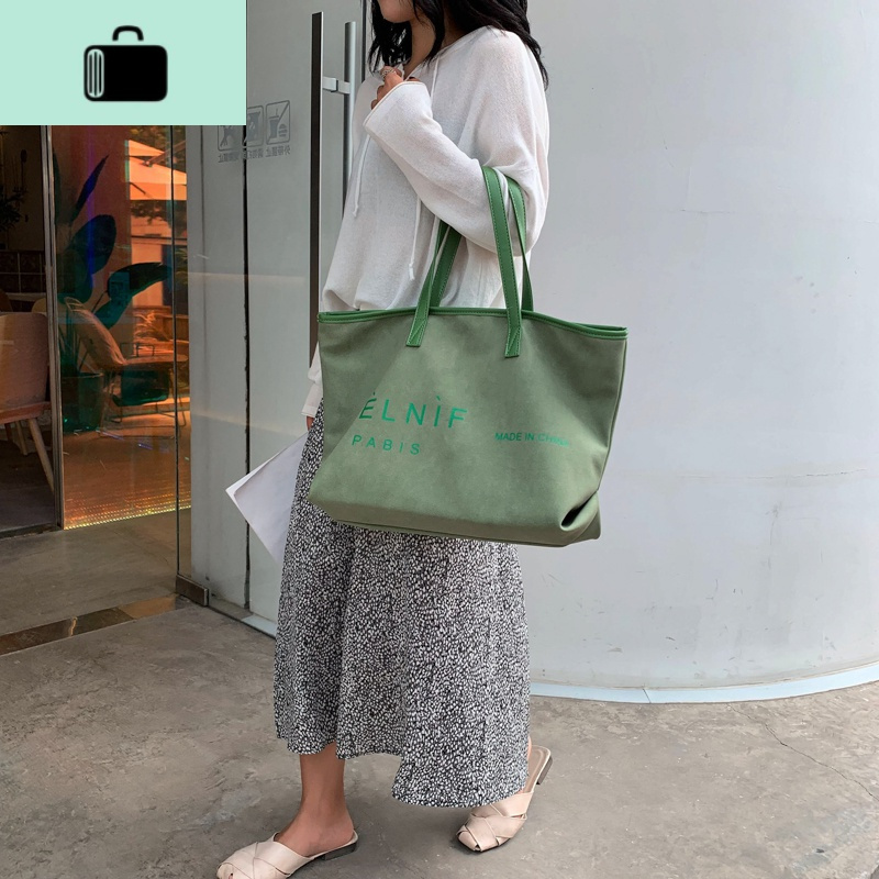 上新大容量包包女2020流行新款韩版时尚休闲手提包百搭单肩托特包NEW LAKE女士单肩包