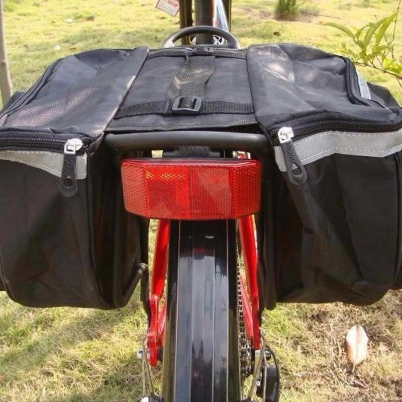 自行车驮包驼包防雨山地车后货架包大容量骑行驮包单车后驮尾托包升级