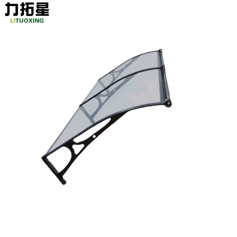 力拓星 遮阳雨棚 铝合金雨棚 120*200*36cm 个高清大图