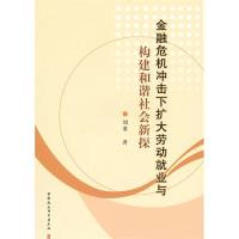 正版新书]金融危机冲击下扩大劳动就业与构建和谐社会新探刘勇97图片