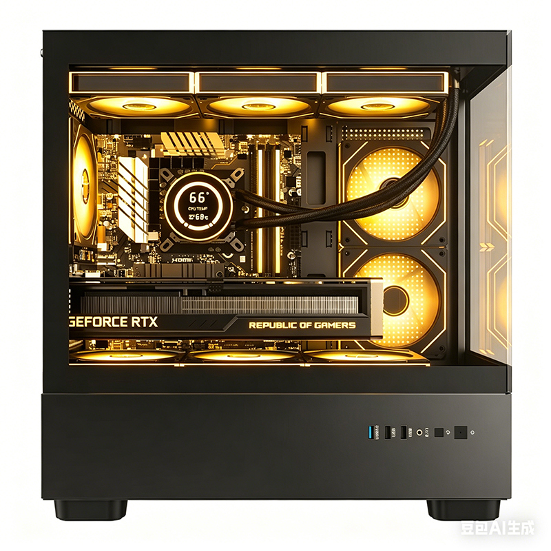 i9 14900KF/RTX5060 8G独显DIY主机台式组装电脑电竞游戏AI智能直播视频剪辑14900KF主机高清大图