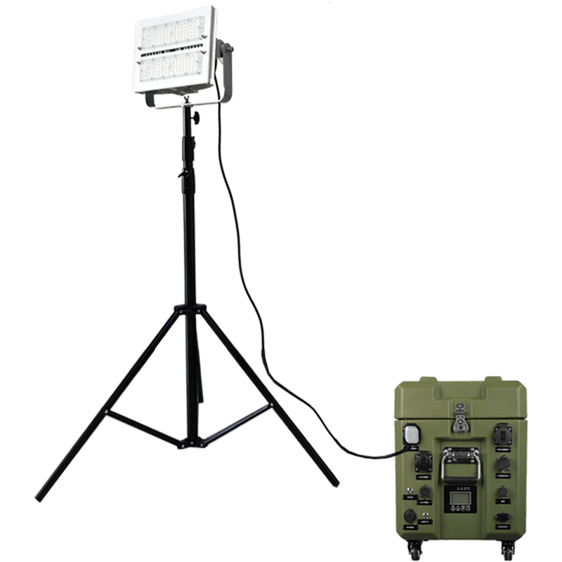 宝富睿光电EBYK3050-5K 24V 100W IP42 LED 锂电池 LED移动抢修灯(计量单位:台) 银色高清大图