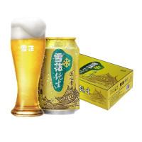 雪花啤酒(Snowbeer)纯生 330ml*24听 整箱装