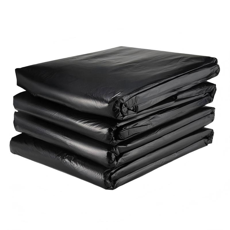 豫众诺 黑色 平口垃圾袋 1100×1100mm/4.5丝 个高清大图