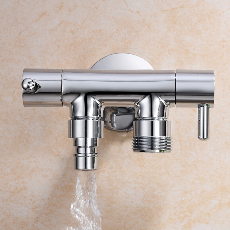 三通龙头西子洗衣机水龙头一进二出4分6分双头双用一分二分水阀