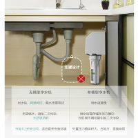 A.O.史密斯家族年轻时尚品牌-佳尼特 400加仑 家用净水器 专利反渗透直饮净水机CR400-C-C-6