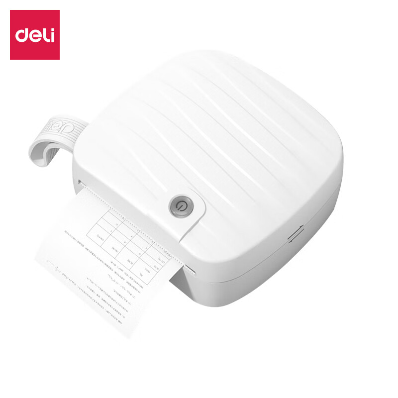 得力(deli)GE220白学习错题打印机 便携式热敏标签打印机 2英寸200dpi高清款