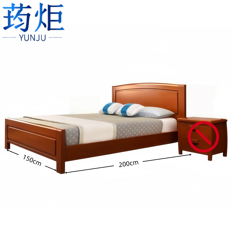 荺炬单人床1.2*2m张高清大图