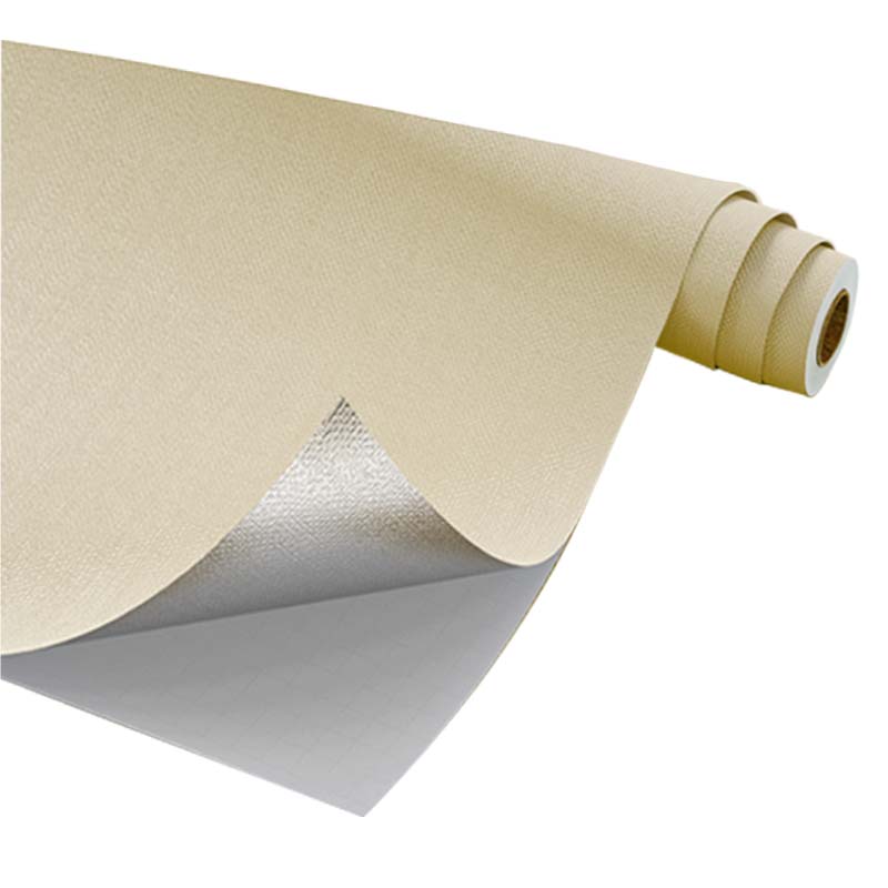 先围 壁纸墙纸墙布 铝箔不透底豆黄色 卷高清大图