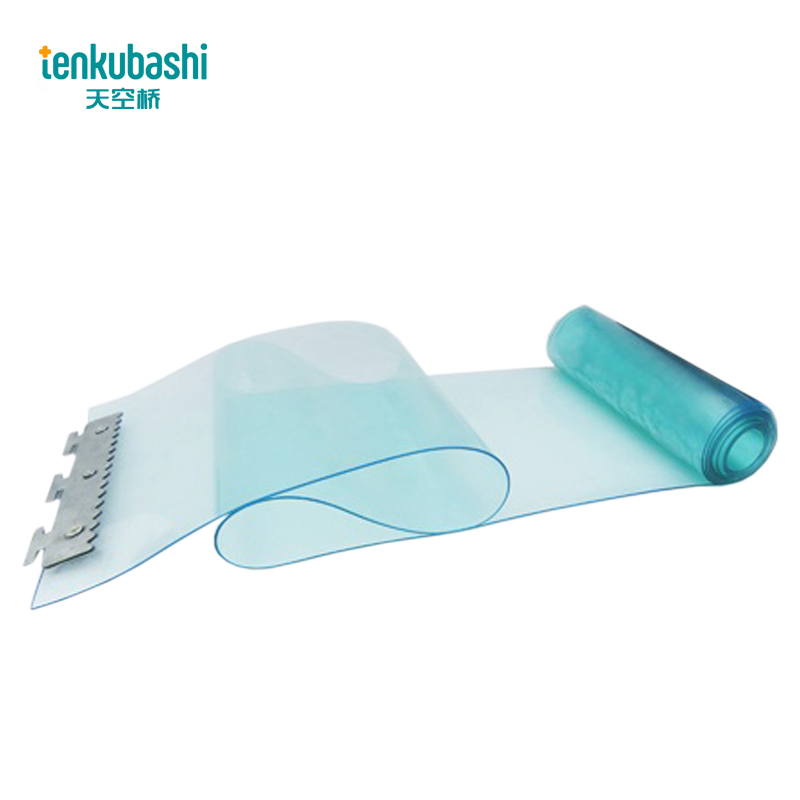 天空桥 透明门帘 蓝色2.0mm 平方 蓝色 100cm*100cm