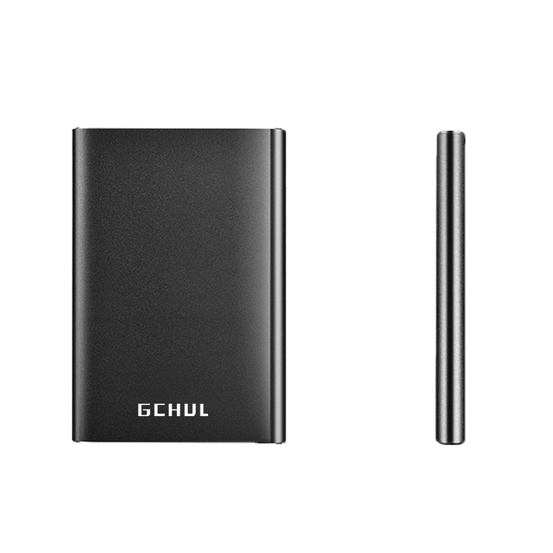 杰储(GCHUL) T1000 1T Type-C3.1 2.5英寸 移动硬盘 (计价单位:个) 黑色高清大图