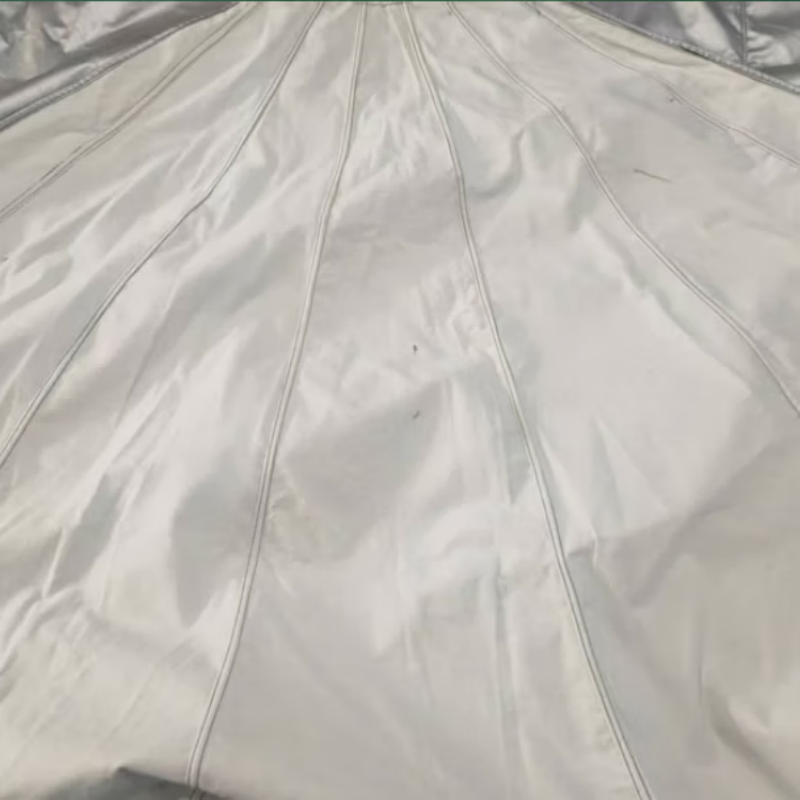 淼圳机务16座舱雷达风挡后机身四部件遮阳罩防晒防水防雨涂银布高清大图