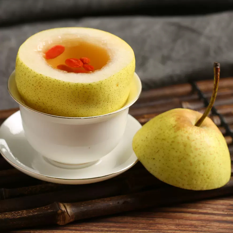 [熊猫鸟]河北精品雪花梨 新鲜水果 松脆多汁 净重4.7斤 单果300g以上高清大图