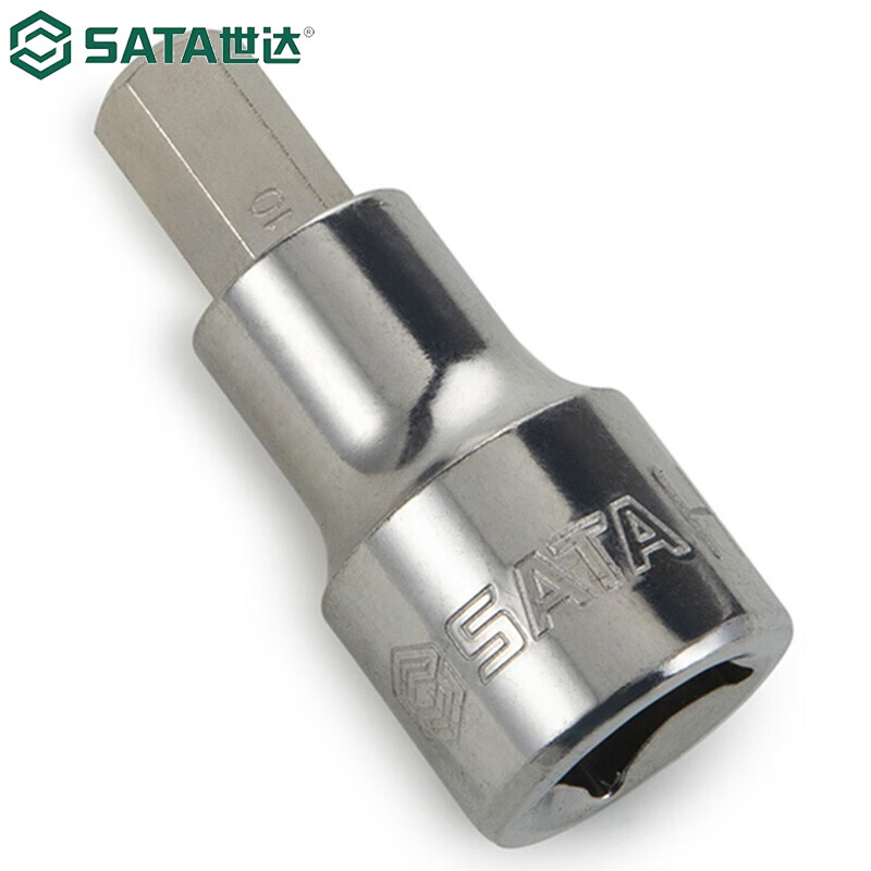 世达(SATA)12.5MM系列50MM长六角旋具套筒17MM 24209(单位:个)高清大图