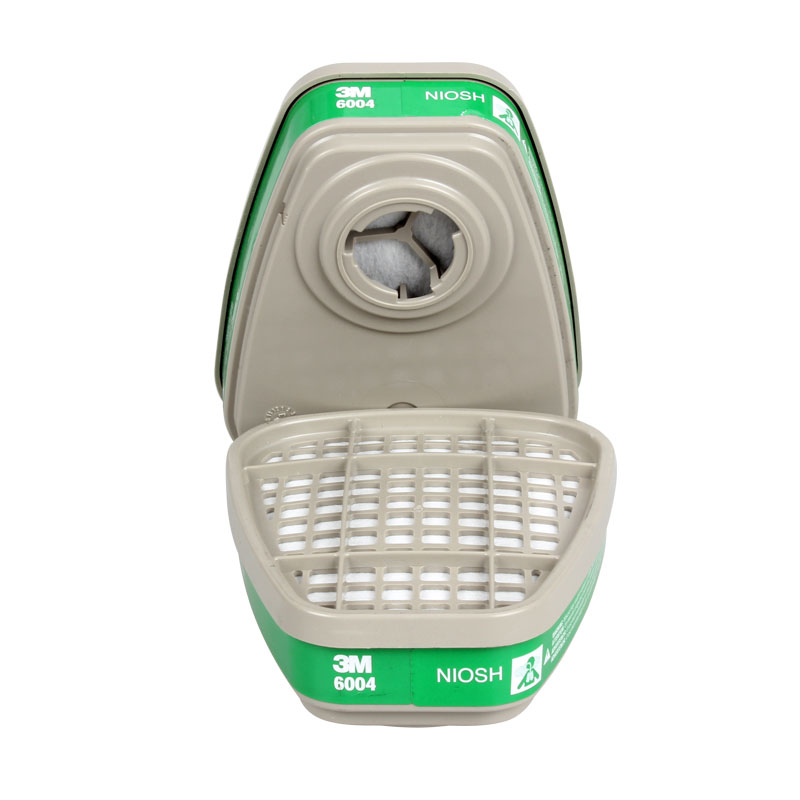 3M 6004 滤毒盒 氨气甲胺过滤盒6200 7502 6800面具可以使用 氨气甲胺滤毒盒 2个/盒 单盒价格高清大图
