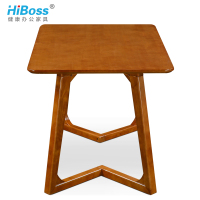 HiBoss实木餐桌长方形餐桌现代简约吃饭桌子