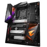 技嘉Z390 AORUS MASTER电竞主板 LGA1151针高规格电脑主板+九代CPU I9 9900K原盒CPU套装