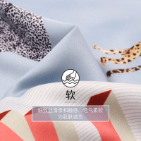 猫人顺滑仿真丝短袖短裤开衫女士家居服女睡衣女内衣
