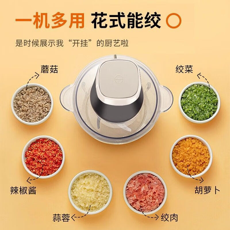九阳 S18-LA179 易清洗多功能绞肉机1.8L高清大图