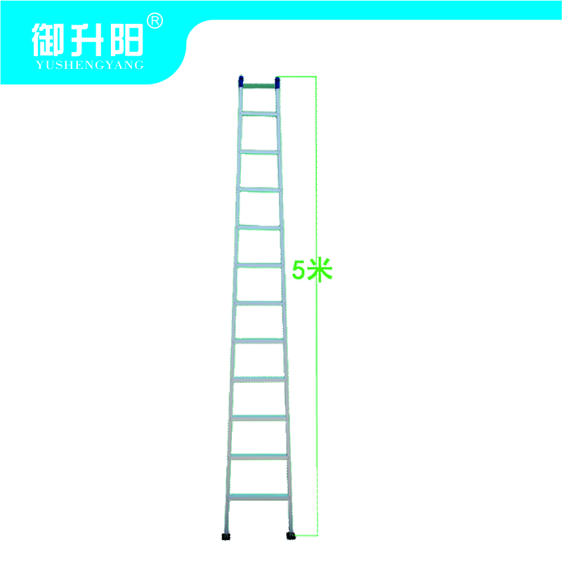 御升阳 铝合金单梯 D-50 5米/个高清大图