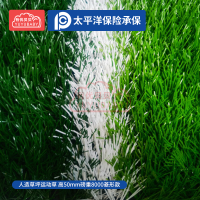 足球场专用草坪户外运动场人工地毯仿真假草皮含颗粒石英砂缓冲垫
