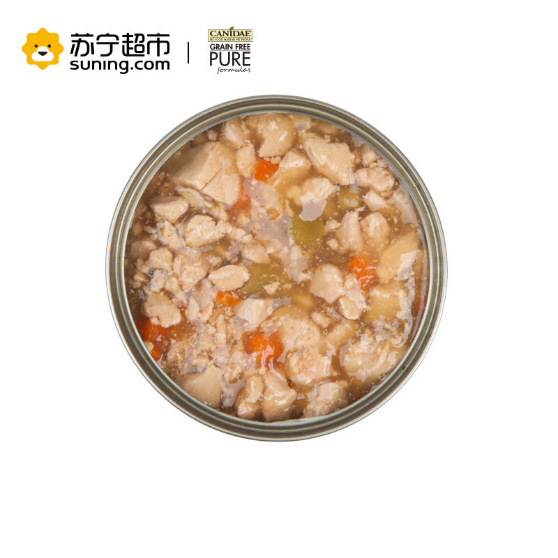 卡比狗罐头美国进口鸡肉与蔬菜犬主食罐头156g天然无谷犬湿粮狗零食拌粮