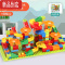 真智力儿童积木多滚球轨道玩具益智小颗粒男孩女孩宝宝世界滚球大赛 百变滑道336颗粒[礼盒装]