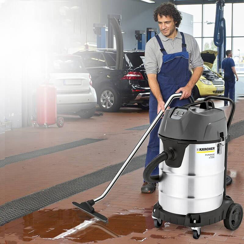 KARCHER 不锈钢桶式干湿两用大功率大吸力吸尘器 NT 70/2 Me Classic 一台高清大图