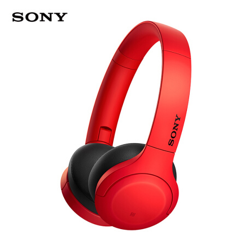 索尼（SONY）WH-H810 蓝牙无线耳机 头戴式Hi-Res立体声手机耳机 游戏耳机hear系列 （红色）