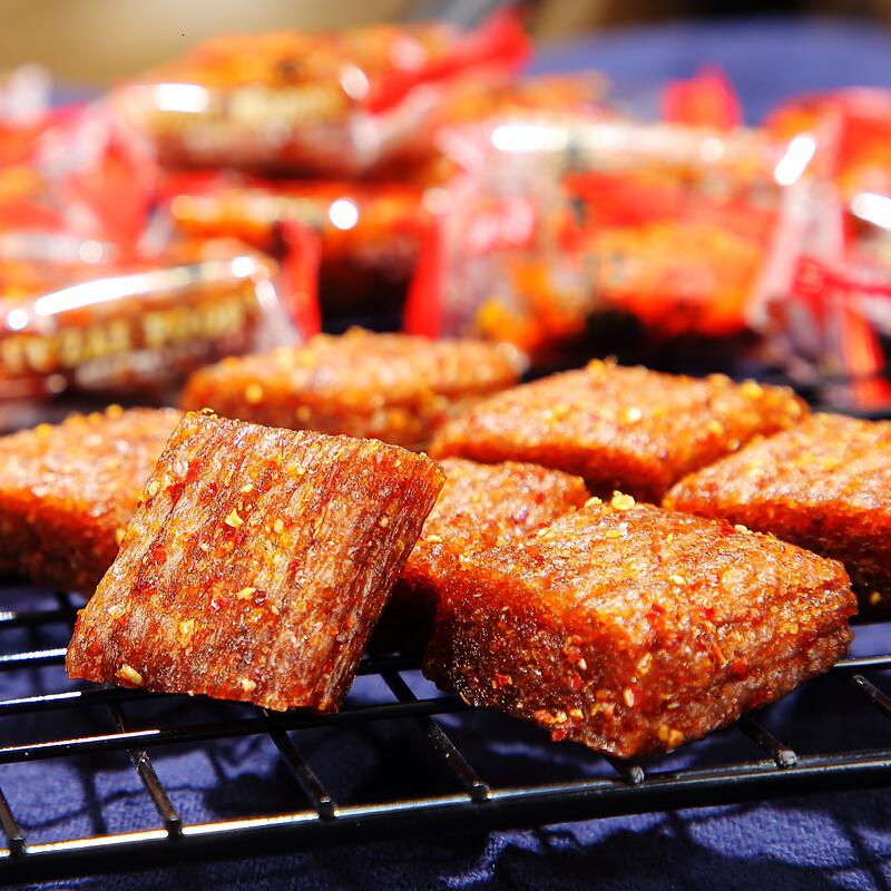 刀肉辣条重庆休闲食品8090后怀旧麻辣素肉零食儿时回忆刀肉约90