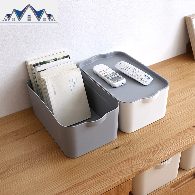 日式塑料收纳箱有盖大号衣服收纳盒玩具整理箱书本储物箱可叠加_1_947高清大图