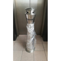 莱盛 不锈钢灭烟柱 立式垃圾桶