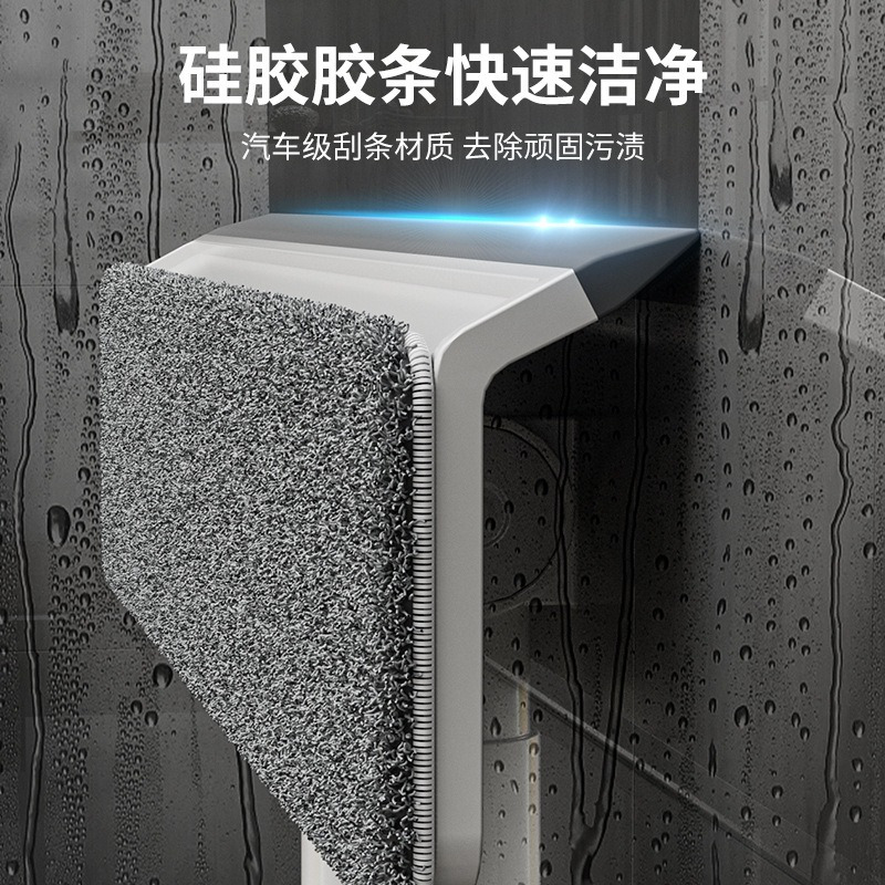 丽佳邦多功能三合一家用玻璃擦神器保洁专用窗户清洁器双面擦玻璃器 玻璃双面擦[三节杆] 含4布头高清大图