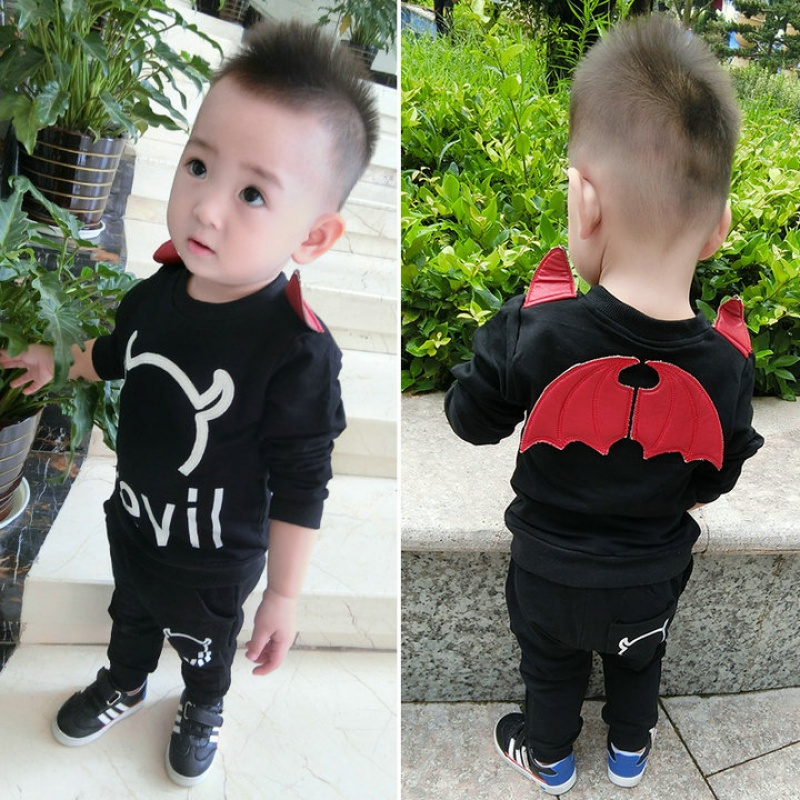 童装秋装男婴幼儿衣服儿童套装女宝宝1-2-3岁纯棉长袖休闲衣秋装