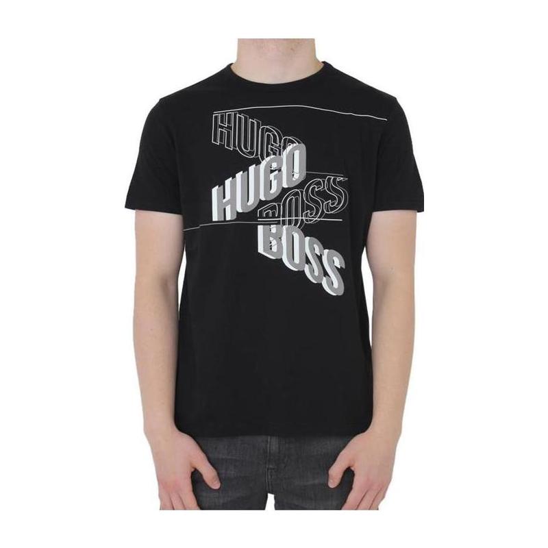 Hugo Boss男士短袖T恤印花logo个性百搭休闲男装高清大图