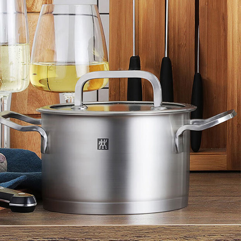 双立人炖锅16cm不锈钢双耳炖煮锅汤锅66602-160-922高清大图