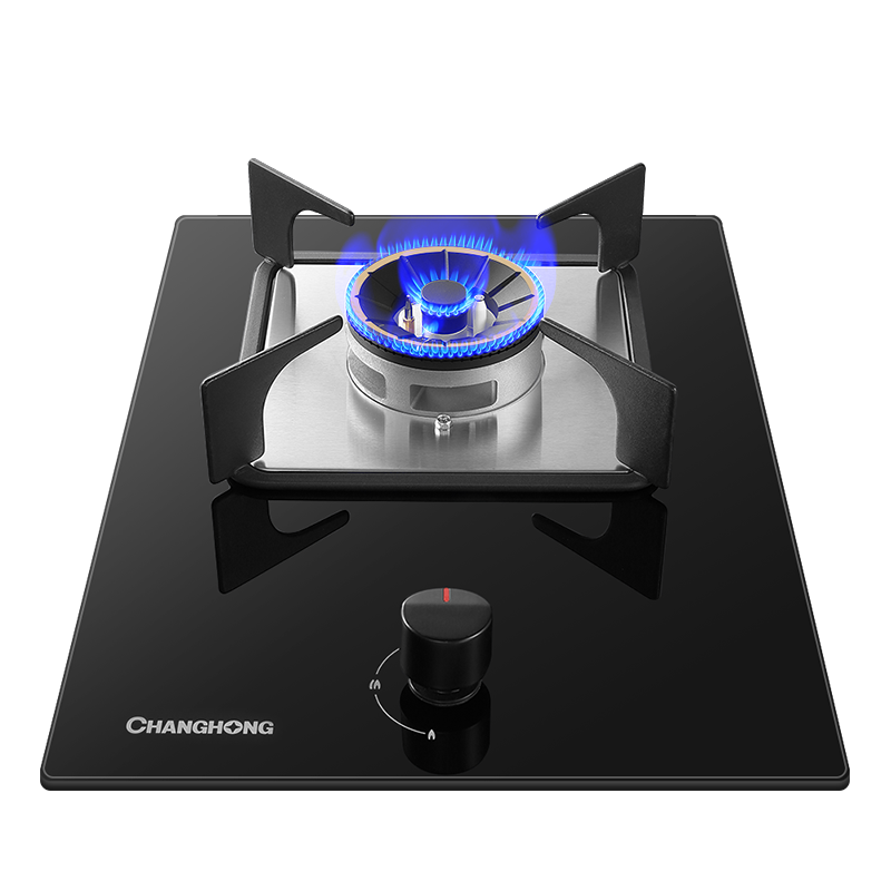 长虹 (CHANGHONG) D2燃气灶单灶家用猛火灶嵌入式台式台嵌两用灶具台式炉具-天然气
