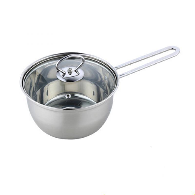 锅具[特厚]升级钢耳汤蒸锅汤锅不锈钢汤锅奶锅不粘锅蒸锅具16-26cm 18