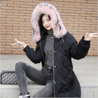 JINXIU SHIRT鼎丰羽绒服女2020新款加厚中长款反季清仓韩国韩版宽松茧型女士羽绒服外套1930-310
