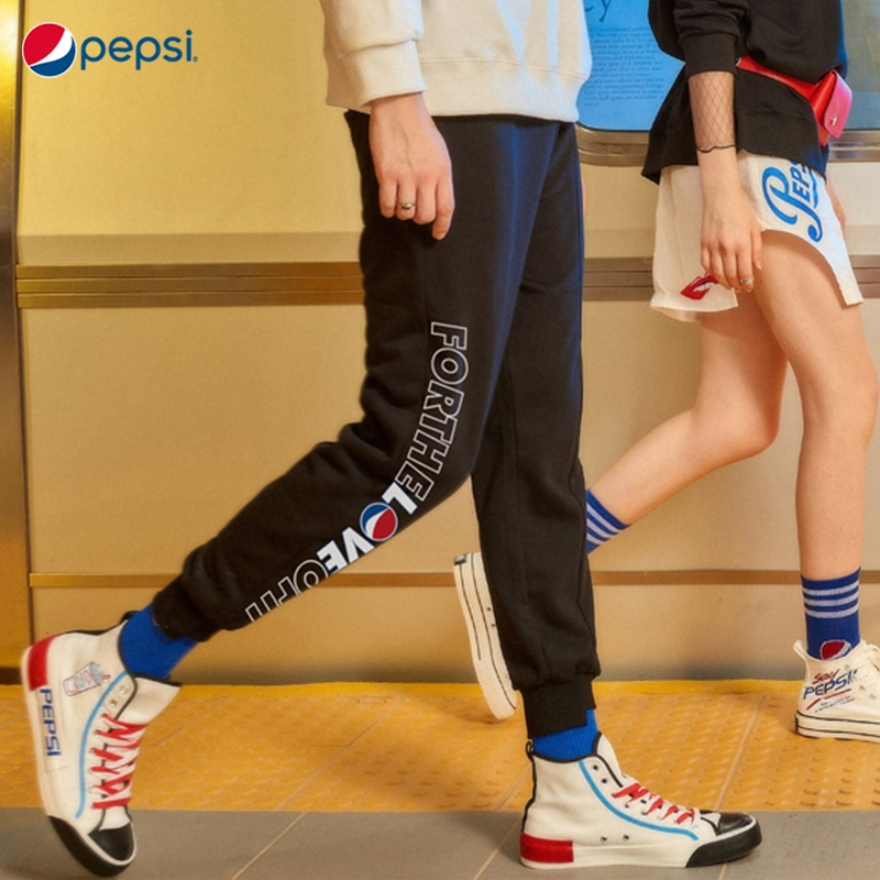 Pepsi/百事 男女同款休闲时尚潮流宽松卫裤BSK-2201