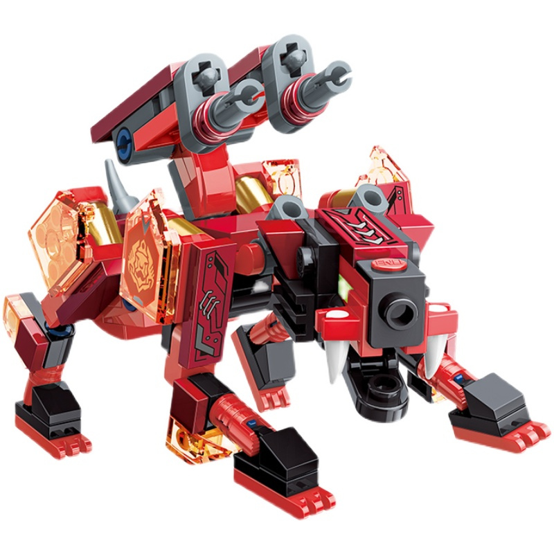 机兽魔方二代超级变积木变形玩具新款全套合金至尊版男孩