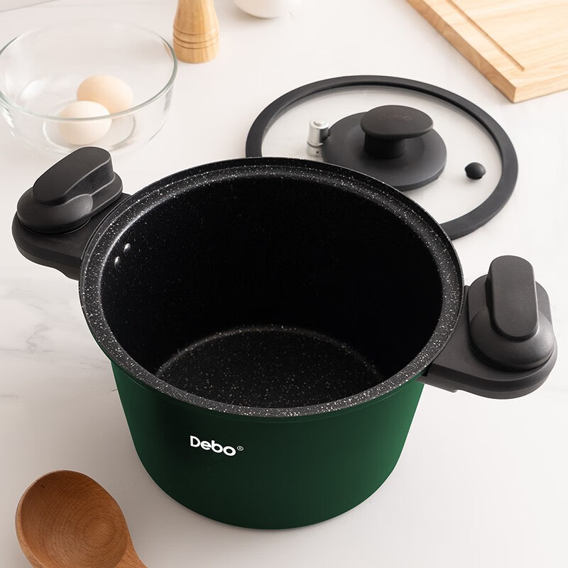 Debo 德铂汤锅微压不粘炖汤锅低压力煲汤锅燃气电磁炉通用高清大图