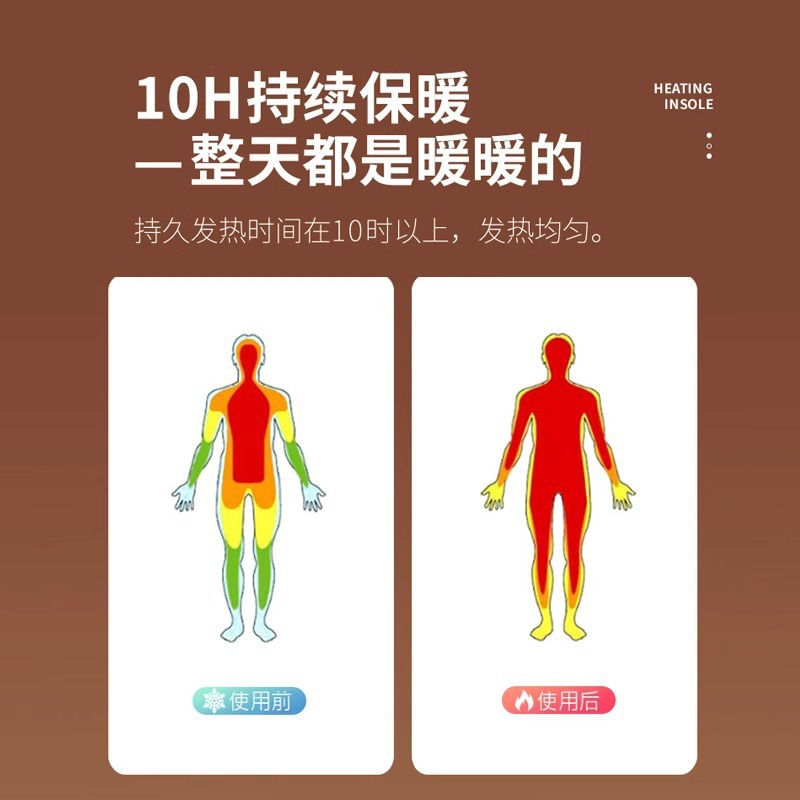 自发热鞋垫女暖足贴暖脚神器一次性加热鞋垫暖脚宝自热鞋垫男高清大图