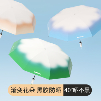 自动雨伞女晴雨两用太阳伞遮阳防晒防紫外线折叠女生加大加固加厚