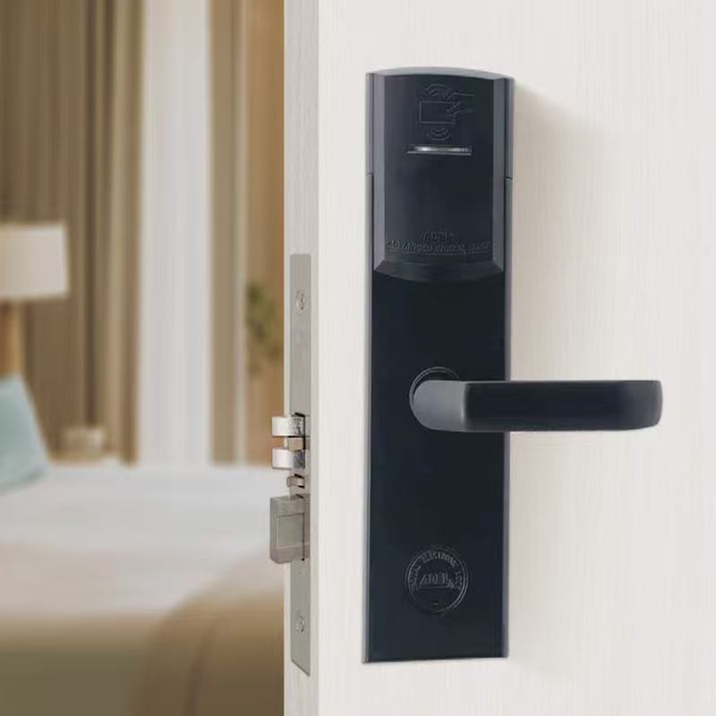 爱迪尔 智能门锁 737UMFB-1800ZH-NN (玫瑰黑色)高清大图