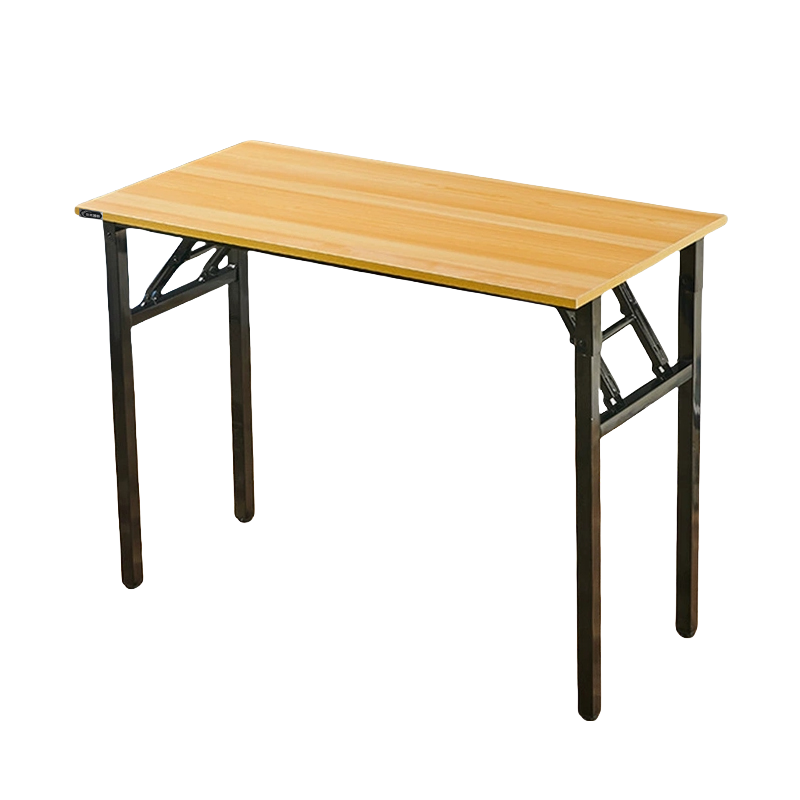 酷美智悦 单层折叠桌黄木纹120*50*75cm KM-JZ496 个高清大图