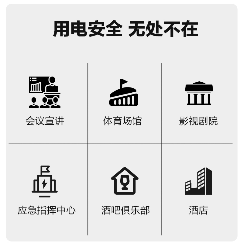 惠度(HuiDu)DY801专业8路电源时序器独立管理器插座带空气开关电压显示舞台电源保护控制器高清大图