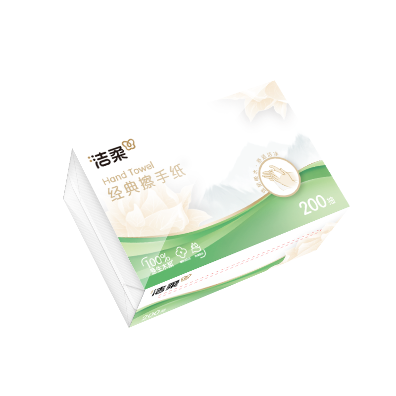 洁柔(C&S)JC208-20A洁柔牌擦手纸200抽1层(20包装)高清大图