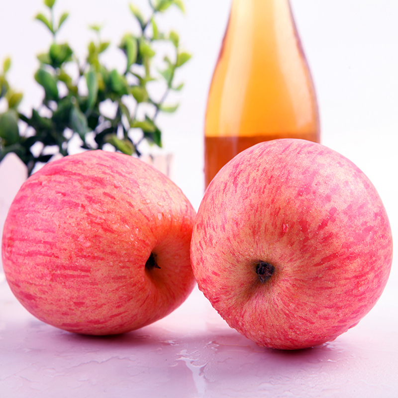 [通货实惠装]陕西洛川苹果红富士 带箱5斤80mm 尝鲜款 新鲜水果